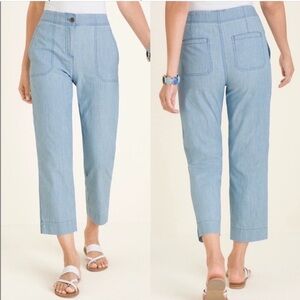 Chico’s Chambray Crop